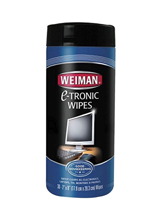 Weiman E-Tronic Wipes White 30x7x8inch - Image 1
