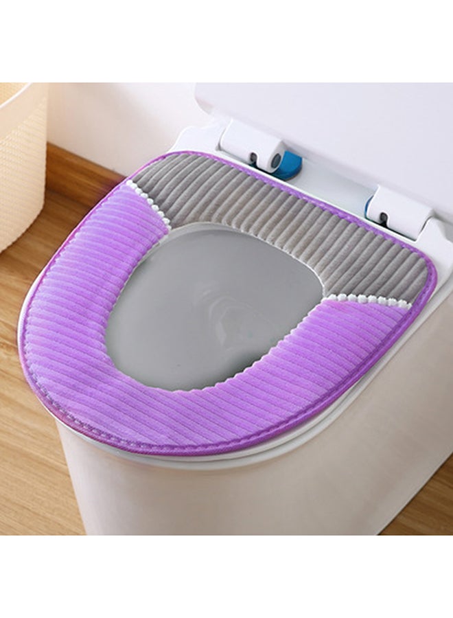 Soft Toilet Seat Cushion Purple 43X1.5X35cm - Image 2