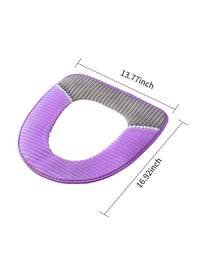 Soft Toilet Seat Cushion Purple 43X1.5X35cm - Image 4