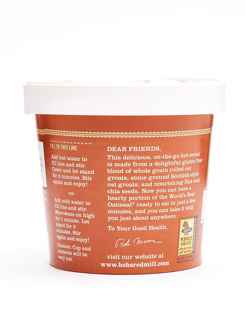 بوبز ريد ميل دقيق الشوفان الخالي من الغلوتين وسكر بني طبيعي بنكهة القيقب 61جرام - Image 2