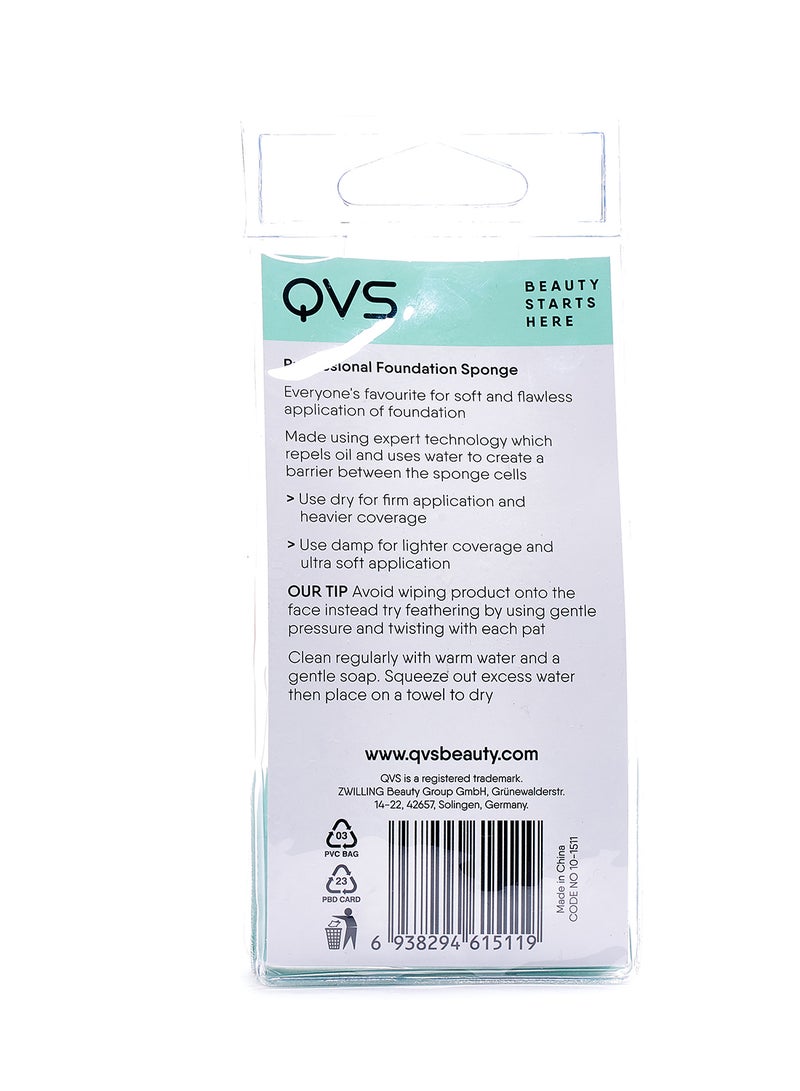 QVS Professional Foundation Sponge Beige  - Image 2