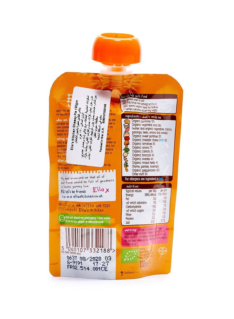 Ella’s kitchen Kitchen Big Smiles Cheesy Pie With Veggies 130grams - Image 2