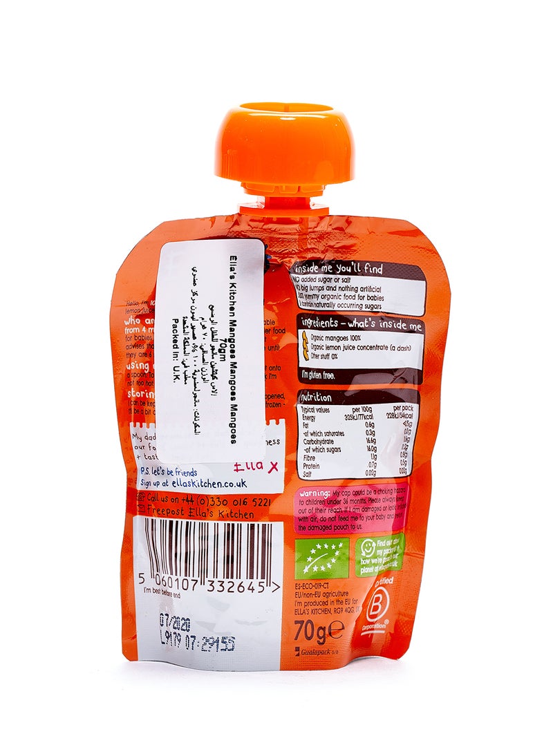 Ella’s kitchen Mangoes Juice, 4+ Months 70grams - Image 2