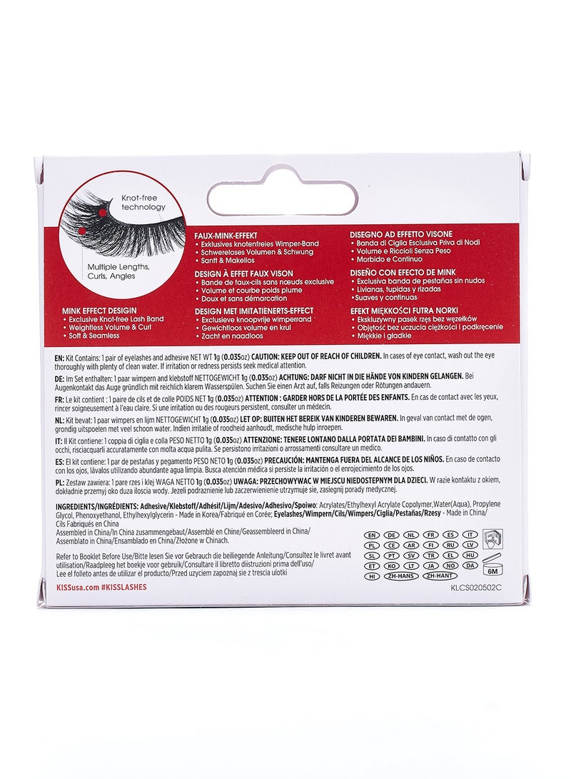 KISS Couture Little Dress False Eyelashes Black  - Image 2