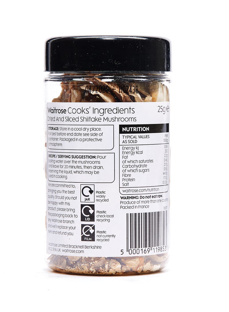 Waitrose Cooks Ingredieents - A Handful Of Shiitake Mushrooms 25grams - Image 1