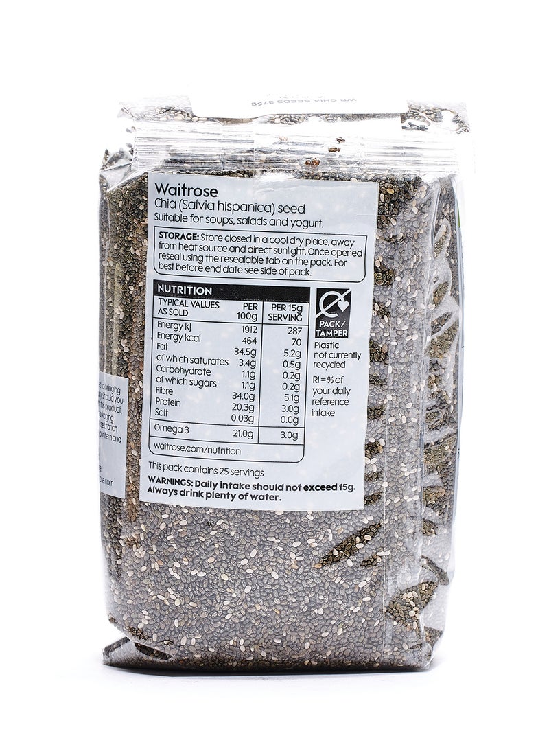 WAITROSE - Chia Seeds 375grams - Image 1