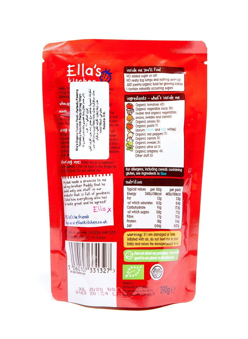 Ella’s kitchen Tomato Pasta 190grams - Image 2
