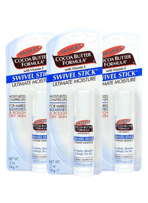 Pack Of 3 Cocoa Butter Formula Moisturizing Swivel Stick 52grams