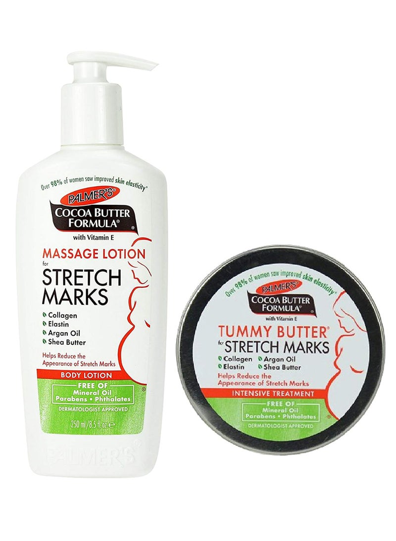 PALMER'S - Cocoa Butter Formula Stretch Mark Body Lotion With Tummy Butter - Image 1