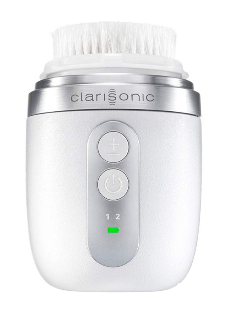 Clarisonic - Mia Fit 2 Speed Sonic Facial Cleansing Brush System White/Silver - Image 1