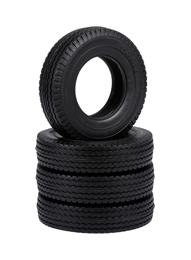 4-Piece Trailer Car Rubber Tires Set  - Image 2