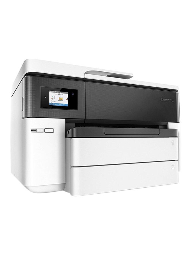 HP - OfficeJet Pro 7740 Wide Format All-In-One Printer With Print/Copy/Scan/WiFi Function,G5J38A White - Image 1