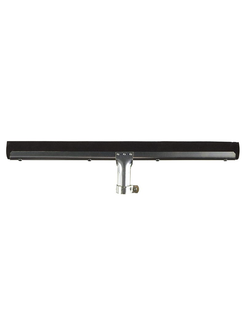 ETTORE Wipe N Dry Floor Squeegee Mop Black/Silver 18inch - Image 1