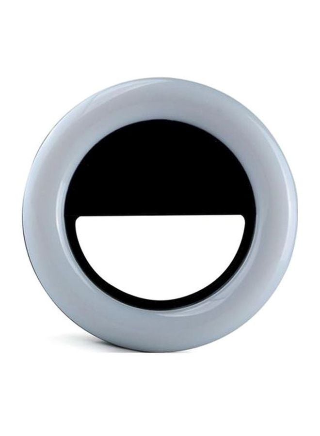 LED Flash Ring Shape Selfie Light Black - Image 4