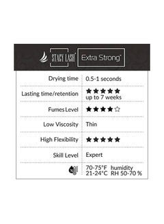 Stacy Lash Extra Strong Eyelash Extension Glue Black  - Image 2