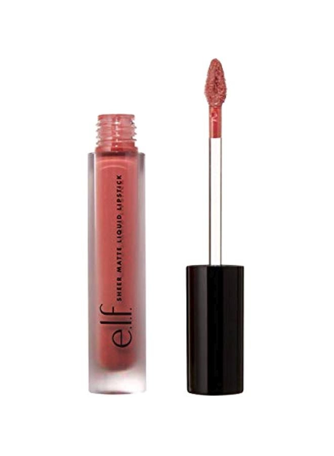 إلف أحمر شفاه سائل شفاف ومطفأ الوردي الفاتح