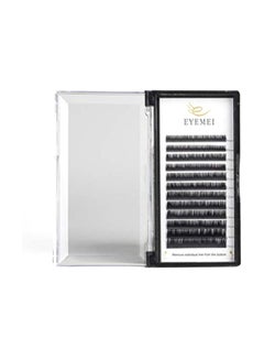 EYEMEI 12-Row Eyelash Extensions Black  - Image 1