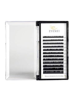 EYEMEI 12-Piece D Curl False Eyelashes Black  - Image 1