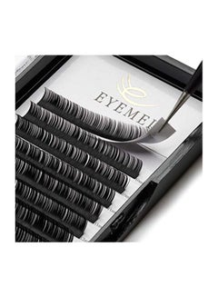 EYEMEI 12-Piece D Curl False Eyelashes Black  - Image 4