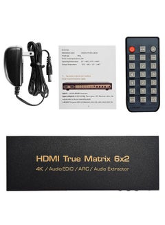 HDMI True Matrix Audio Extractor With Accessory Black/Blue/Grey