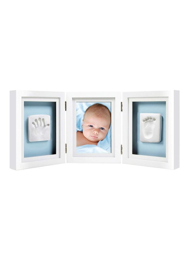 pearhead Hand And Footprint Deluxe Desk Photo Frame - Image 1