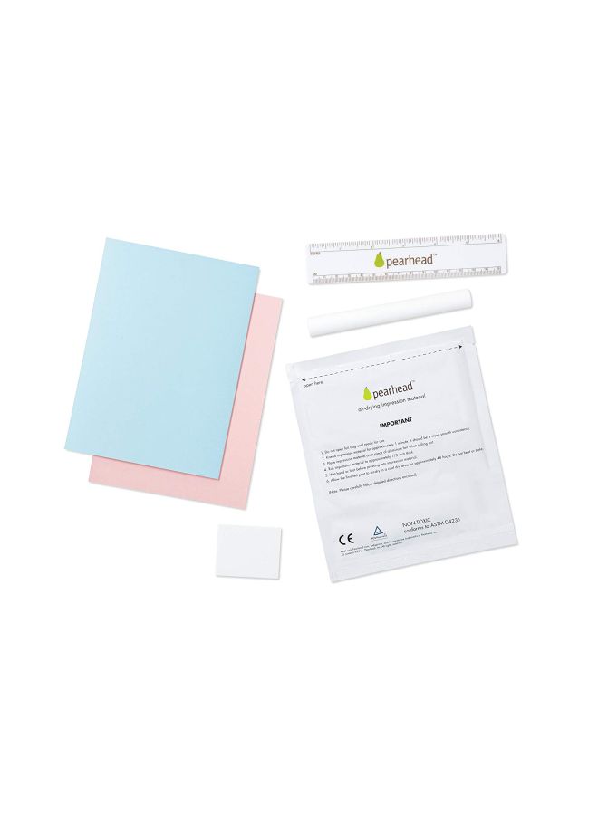 pearhead Hand And Footprint Deluxe Desk Photo Frame - Image 3