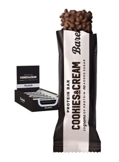 Barebells Cookies And Cream Protein Bar of 55g Pack Of 12  - Image 1