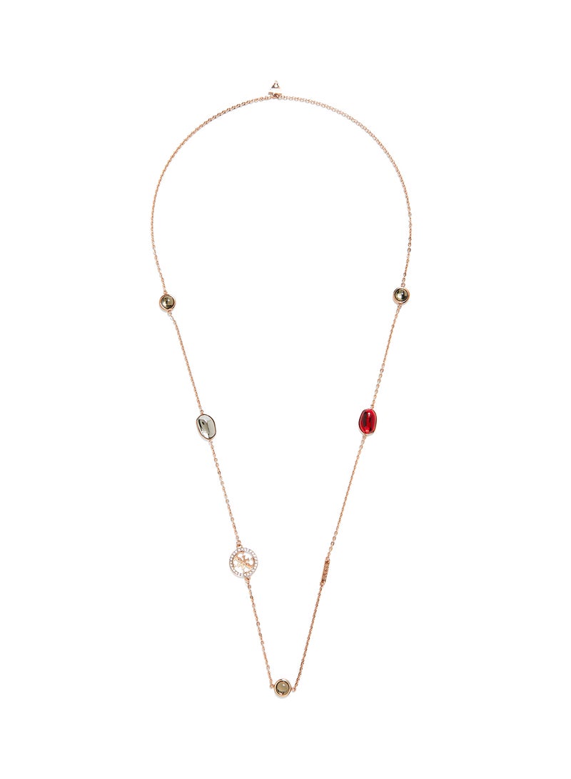 GUESS Glamchic Stones Long Necklace - Image 1