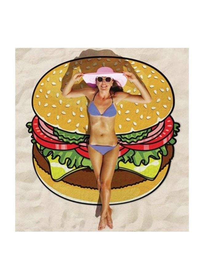 منشفة شاطئ مطبوعة متعدد الألوان One Size - Image 3