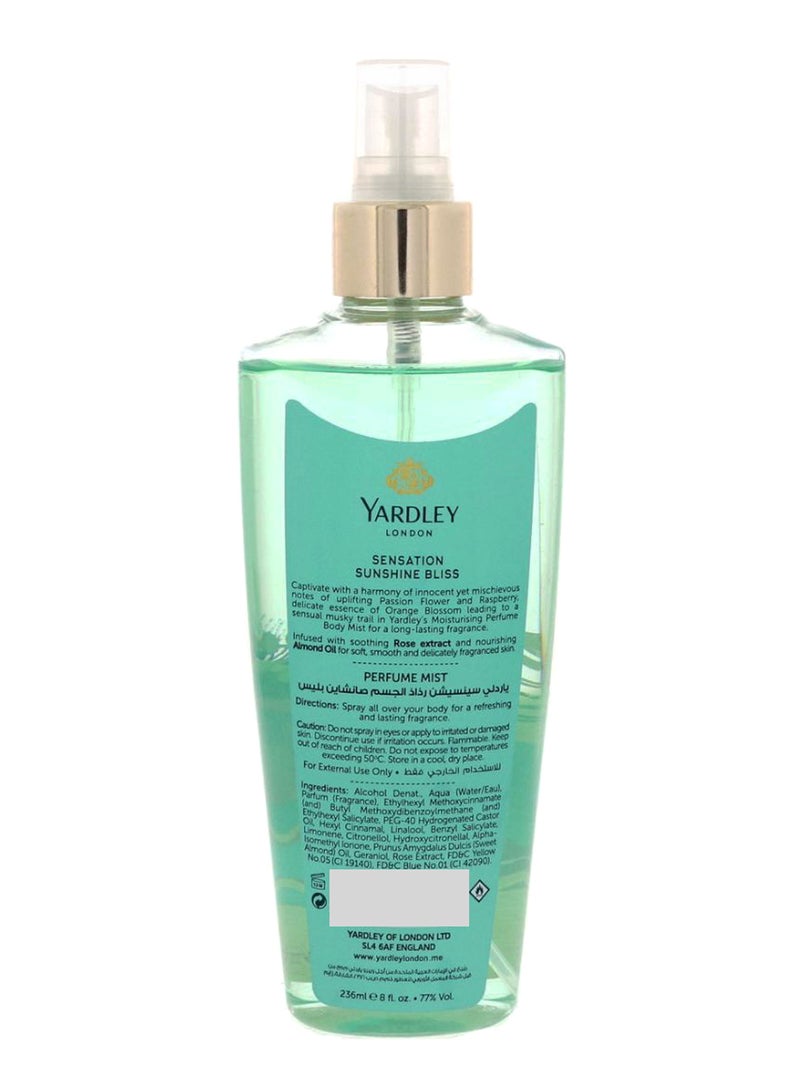 ياردلي رذاذ عطر سينسيشن صن شاين بليس 236ملليلتر - Image 2