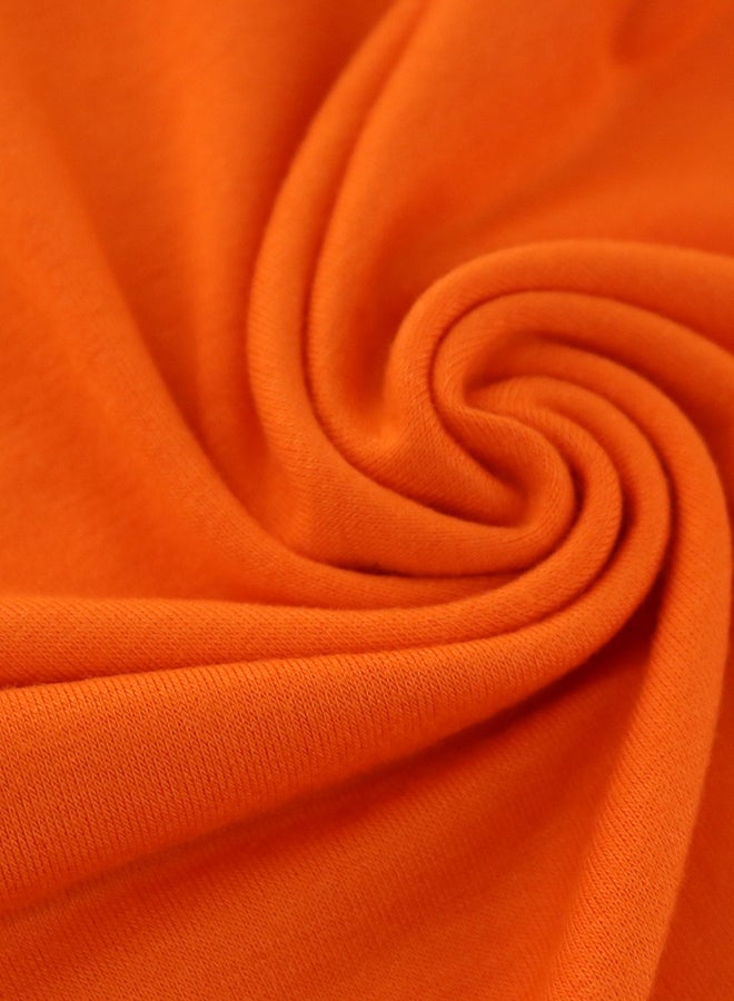 Generic Solid Design Shaela Scarf Hijab Orange  - Image 3