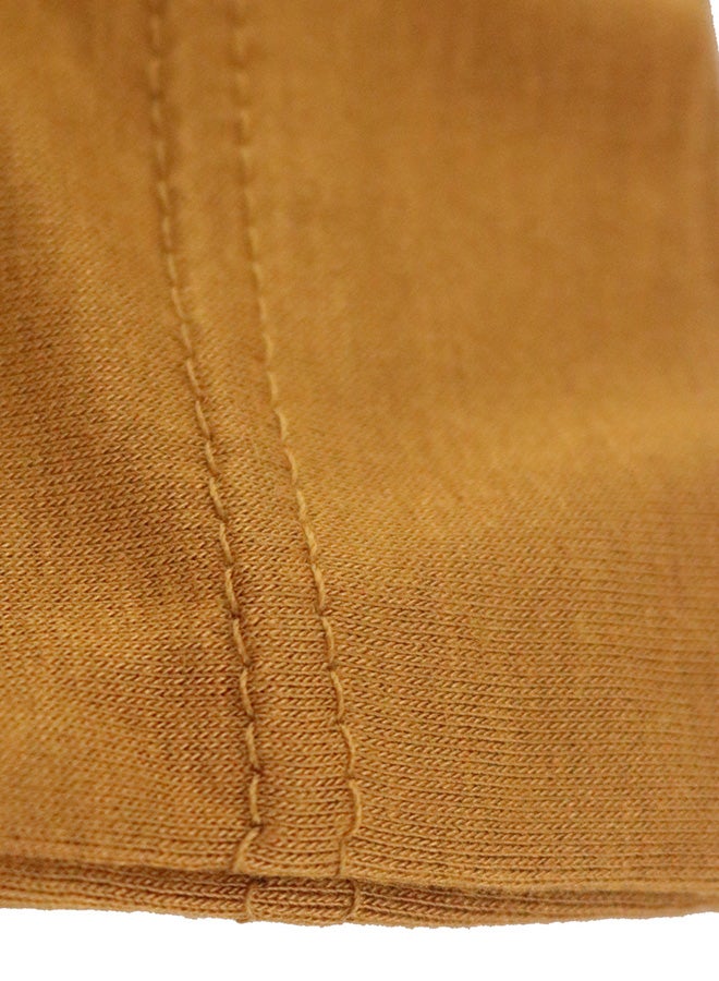 Generic Solid Design Shaela Scarf Hijab Camel  - Image 3
