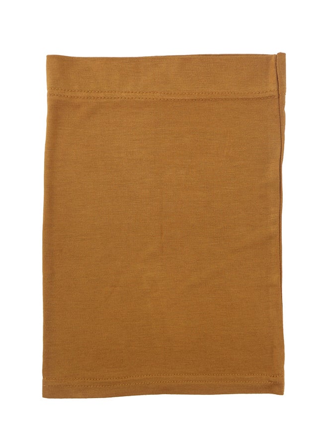 Generic Solid Design Shaela Scarf Hijab Camel  - Image 1