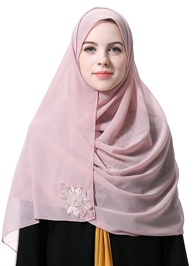 Generic - Soft Fabric Hijab Deep Pink - Image 1