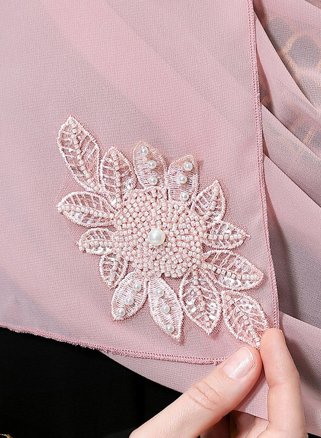 Generic - Soft Fabric Hijab Deep Pink - Image 1