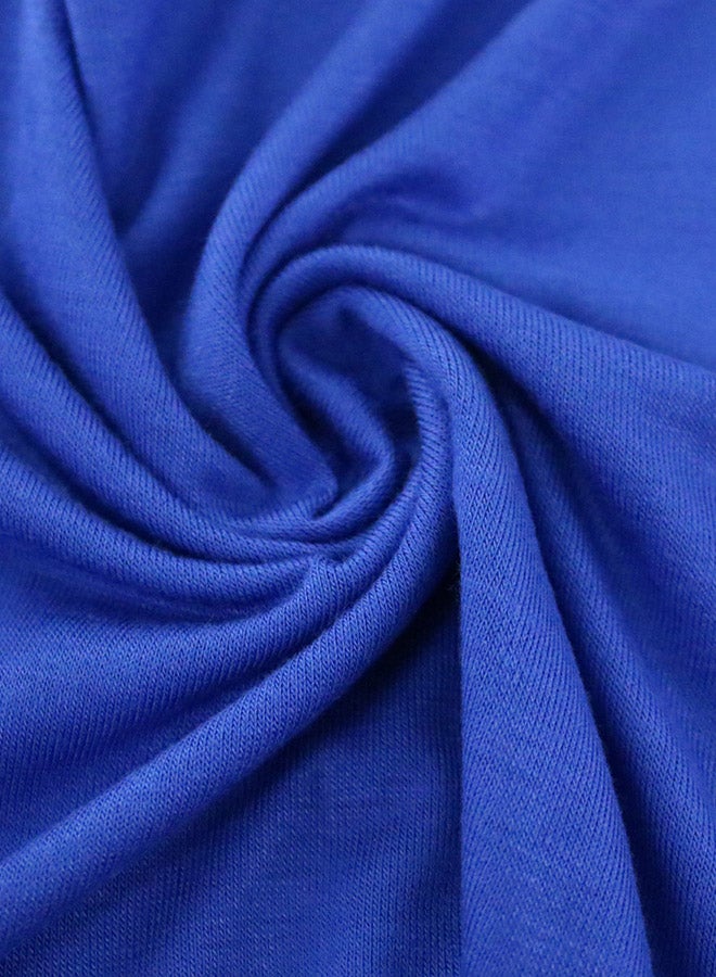Generic - Solid Design Shaela Scarf Hijab Blue - Image 1