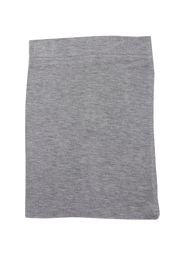 Solid Design Shaela Scarf Hijab Grey - Image 1