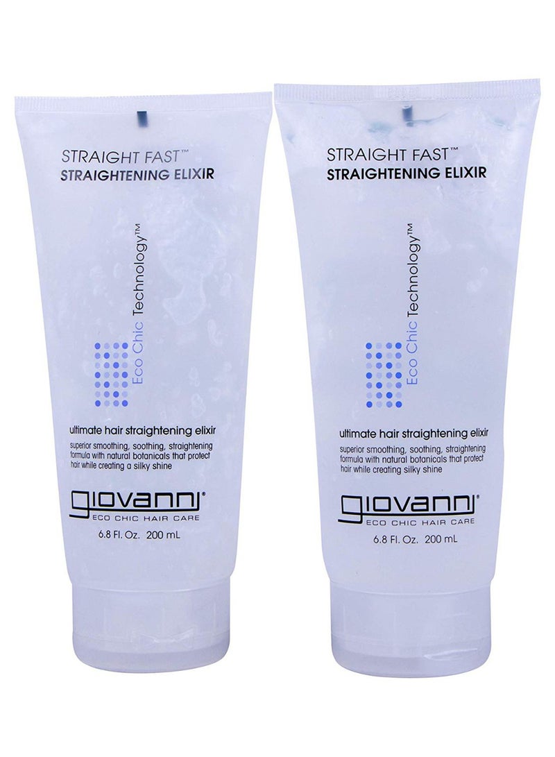 Giovanni 2-Piece Hair Straightening Elixir Gel Set 
