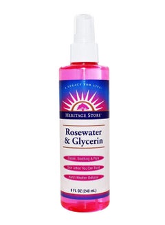 Heritage Store Rosewater Face Toner With Glycerin 240ml  - Image 1