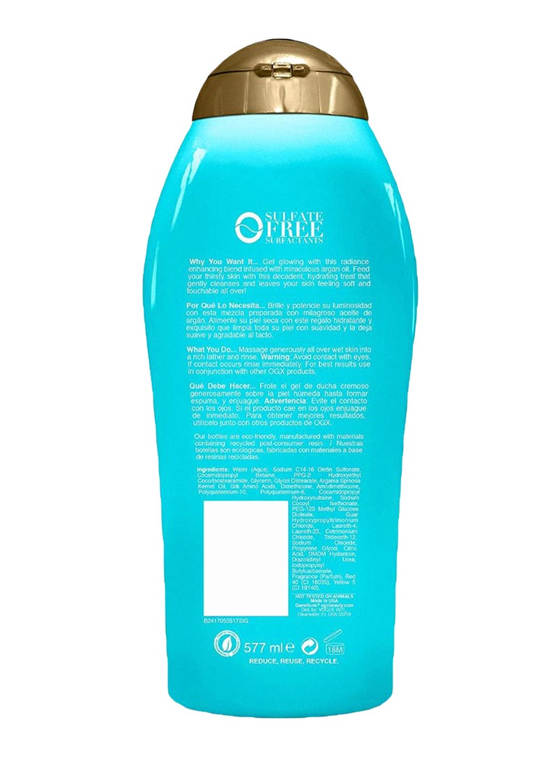 OGX Beauty Radiant Glow Argan Oil Of Morocco Body Wash  - Image 2