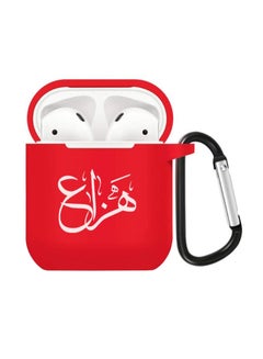 Haza Printed Protective Case For Apple AirPods 2nd Generation Red