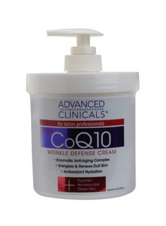 Advanced Clinicals CoQ10 Wrinkle Defense Cream White 16ounce  - Image 1