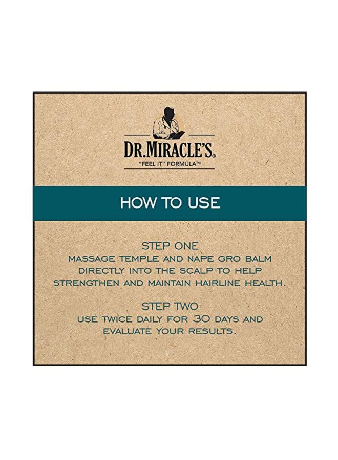 Dr. Miracle's Temple And Nape Gro Balm 113grams  - Image 5
