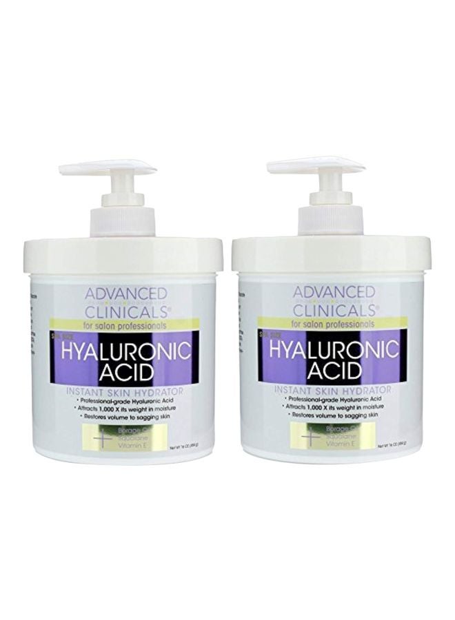 Advanced Clinicals Pack Of 2 Hyaluronic Acid Cream - Image 1