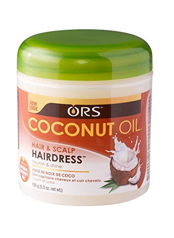 أورجانيك روت (أو أر أس) عبوة كريم تصفيف الشعر بزيت جوز الهند لتغذية فروة الرأس من 3 قطع 156جرام