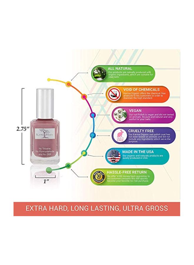 Non-Toxic Nail Polish Wine O'clock
