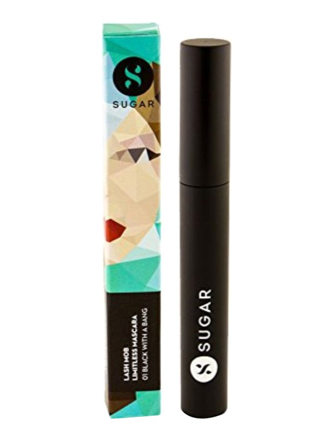 SUGAR Cosmetics Lash Mob Limitless Mascara 01 Black with A Bang - Image 2