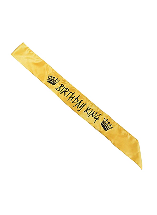 Wanna Party Birthday King Light Up Sash With LED Light  - Image 1
