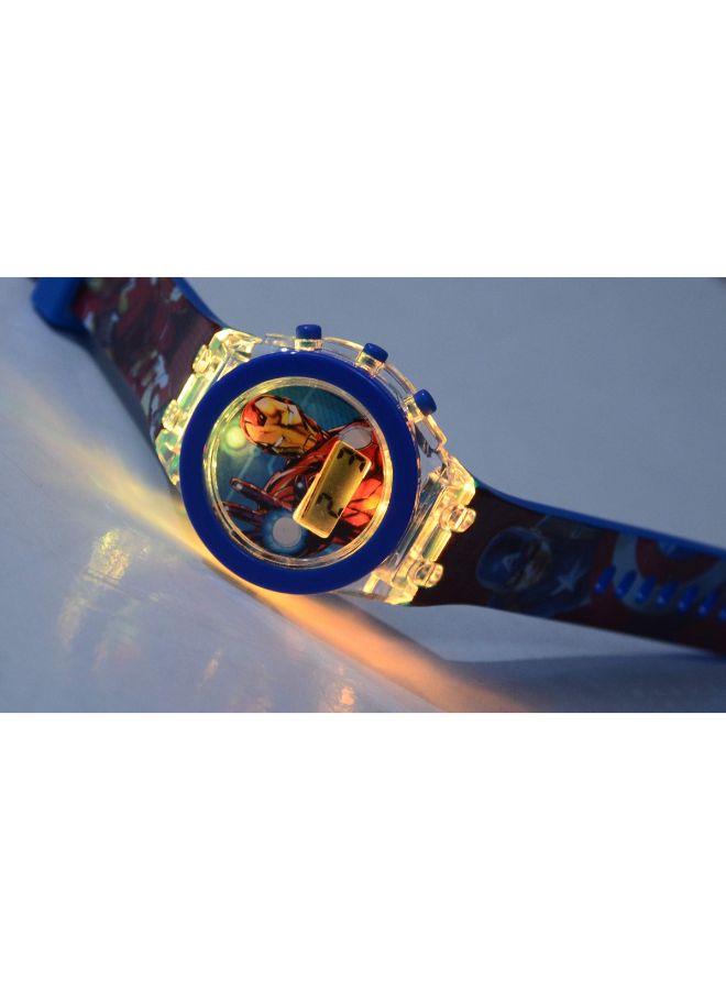 ساند بوكس ساعة مضيئة بإضاءة LED بتصميم مستوحى من فيلم "Avengers" - Image 2