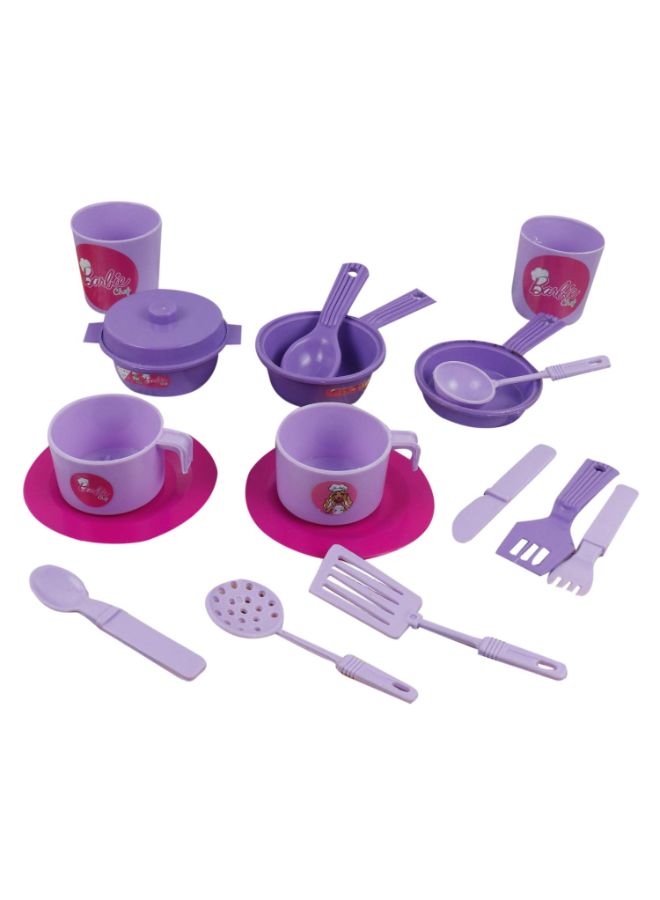 توي زون مجموعة أدوات مطبخ باربي - Image 2